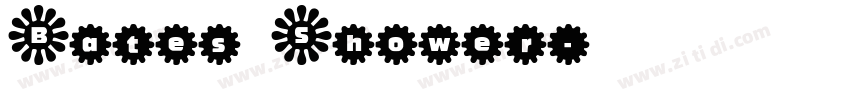 Bates Shower字体转换